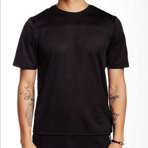 Black mesh tee